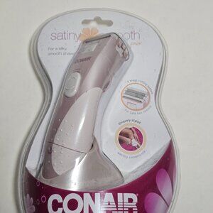 New-Conair Satiny Smooth Lady Pro Shaver Wet /Dry Cordless Rechargeable SEALED